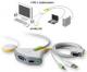 Belkin  Switch2 2-portowy prze��cznik KVM USB z audio, sterowaniem i okablowaniem (F1DG102Uea) 