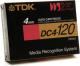 TDK  DDS2 10szt./op, 4/8GB (DC4-120R) DC4-120R Kaseta w standardzie DDS