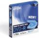 TDK  DVD-R/10/Cake 4.7GB 16x Snap n'Save niebieski 