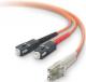 Belkin  �wiat�owod krosowy, duplex MM 50/125, LC-SC, 2m (F2F402L7-02M) 