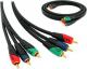 4World  Kabel Component Video 3RCA/3RCA poz�acany 2.0m 