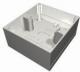 Krone  Puszka natynkowa do gniazd MEGA Classic potr�jna 220x80x30mm 