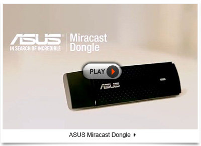 Asus Miracast Dongle (90XB01F0-BEX030) - Odtwarzacz multimedialny