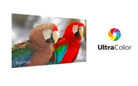 Technologia UltraColor zapewnia szerszą gamę kolorów i żywszy obraz