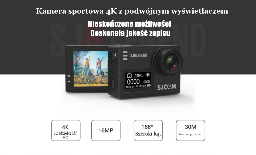 Kamera Sportowa SJCAM SJ6 Legend