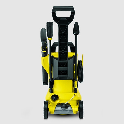 Urządzenia wysokociśnieniowe K 2 Premium Full Control Home: Miejsce na akcesoria, pistolet wysokociśnieniowy i kabel zasilający