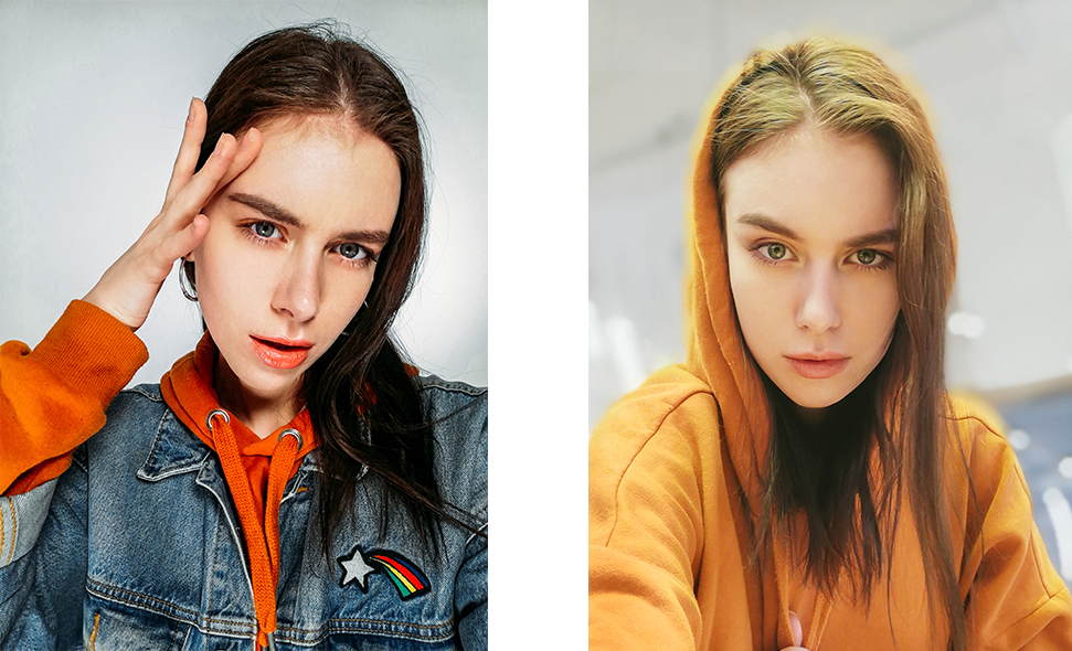 HUAWEI P20 lite enhance natural beauty feature – example