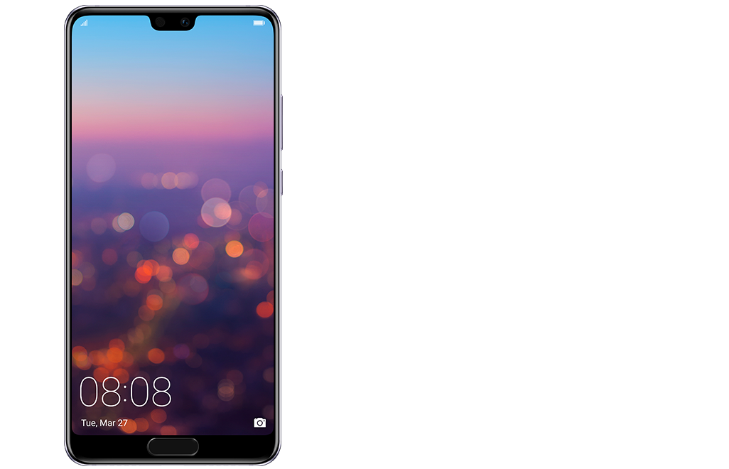 HUAWEI P20 fullview display ultra-thin bezels