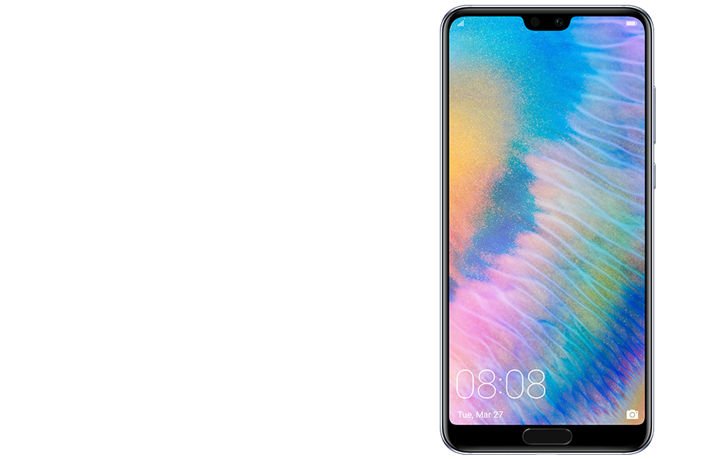 HUAWEI P20 fullview display ultra-thin bezels