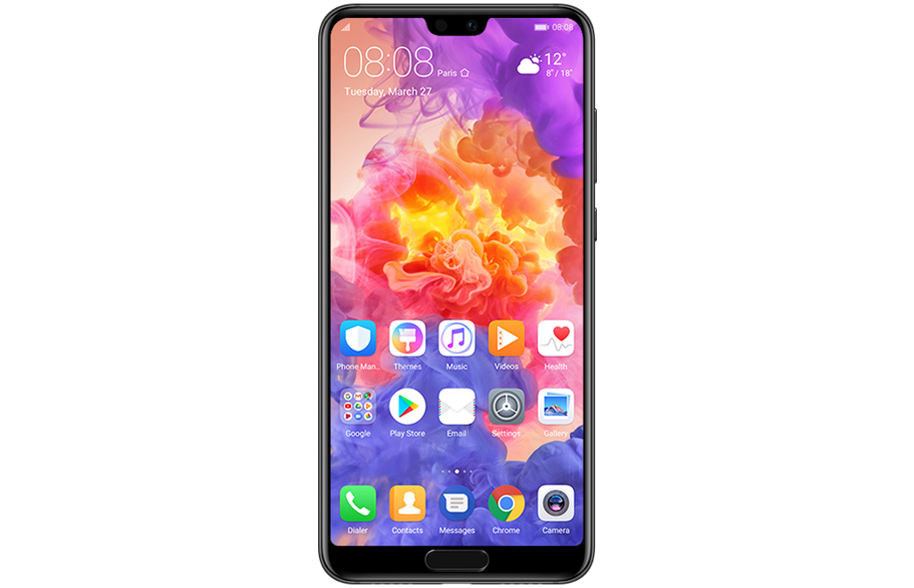 HUAWEI P20 fullview display ultra-thin bezels