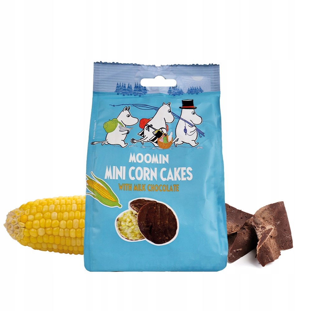 Moomin, Mini wafle kukurydziane z czekoladą – Chwila słodkiej przyjemności