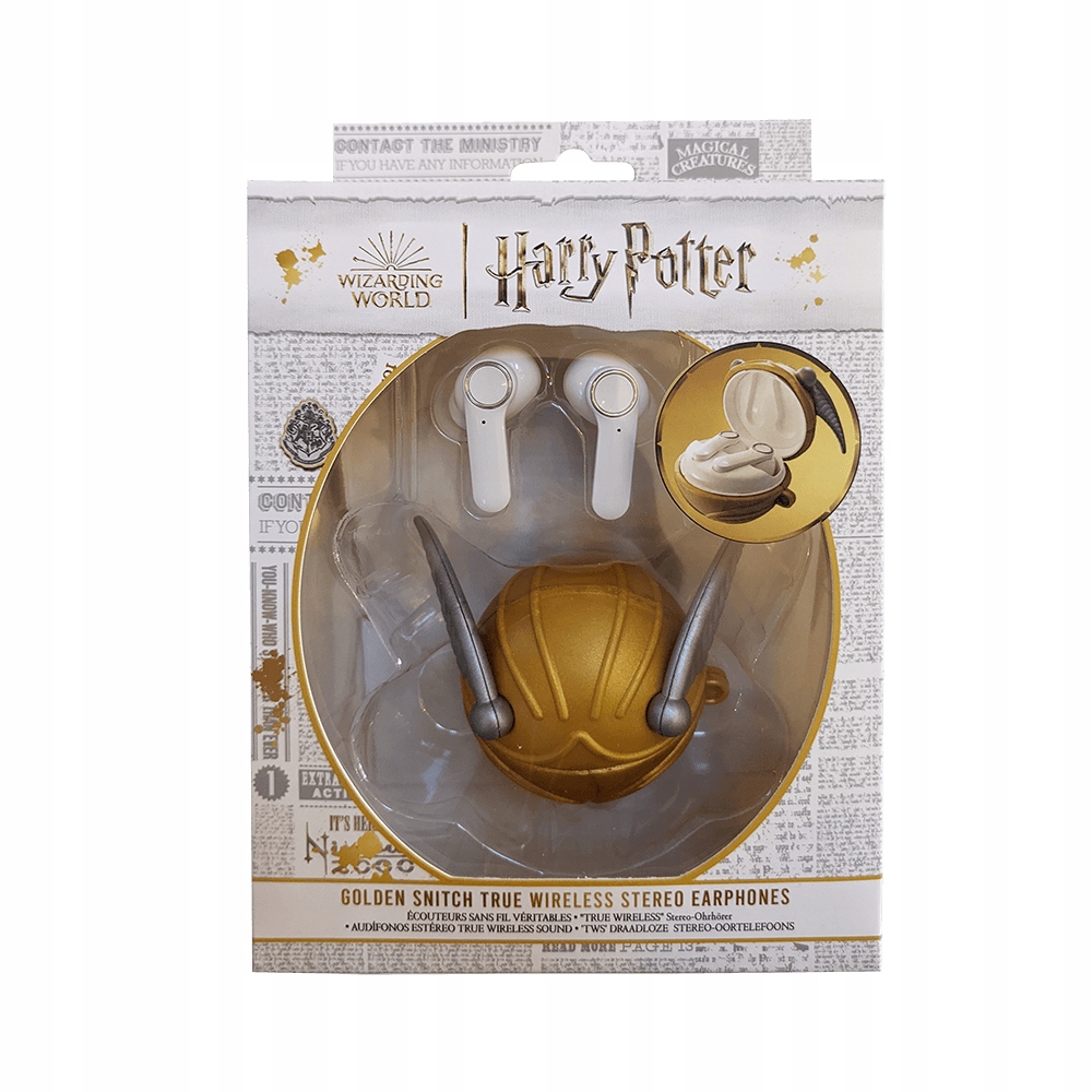 Lazerbuilt Headset In-Ear Harry Potter Snitch – Magia dźwięku w Twoich uszach