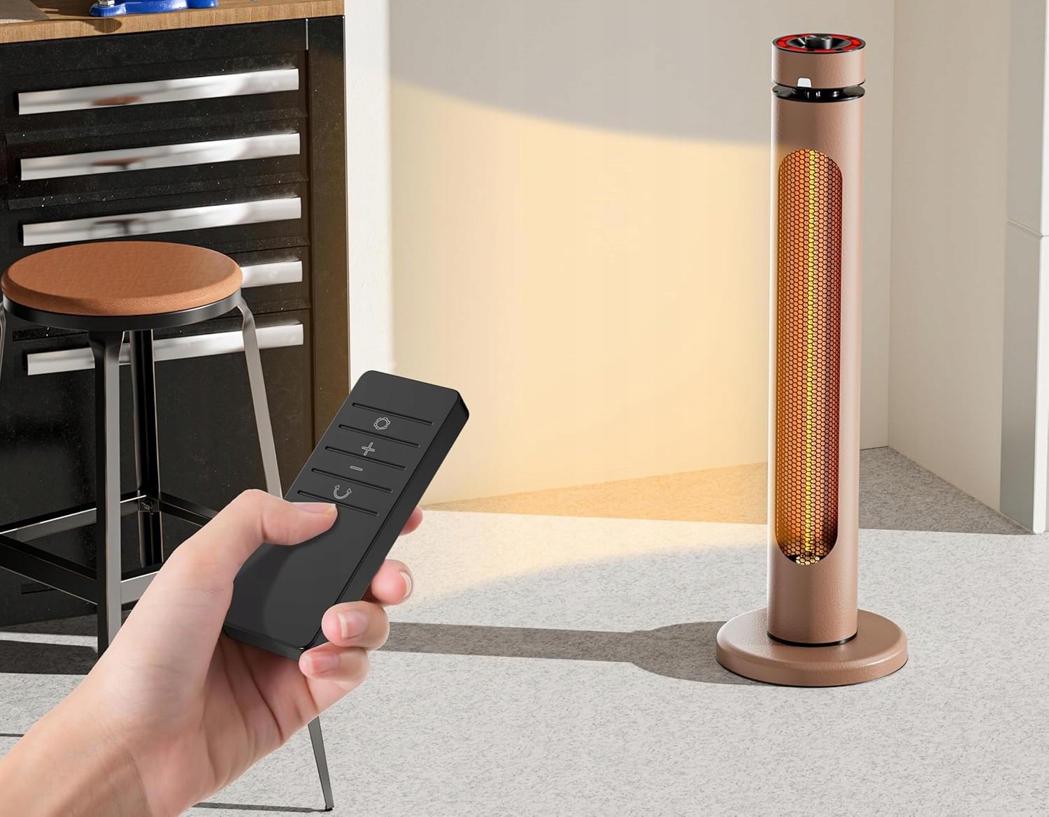 Łatwość obsługi z pilotem zdalnego sterowania