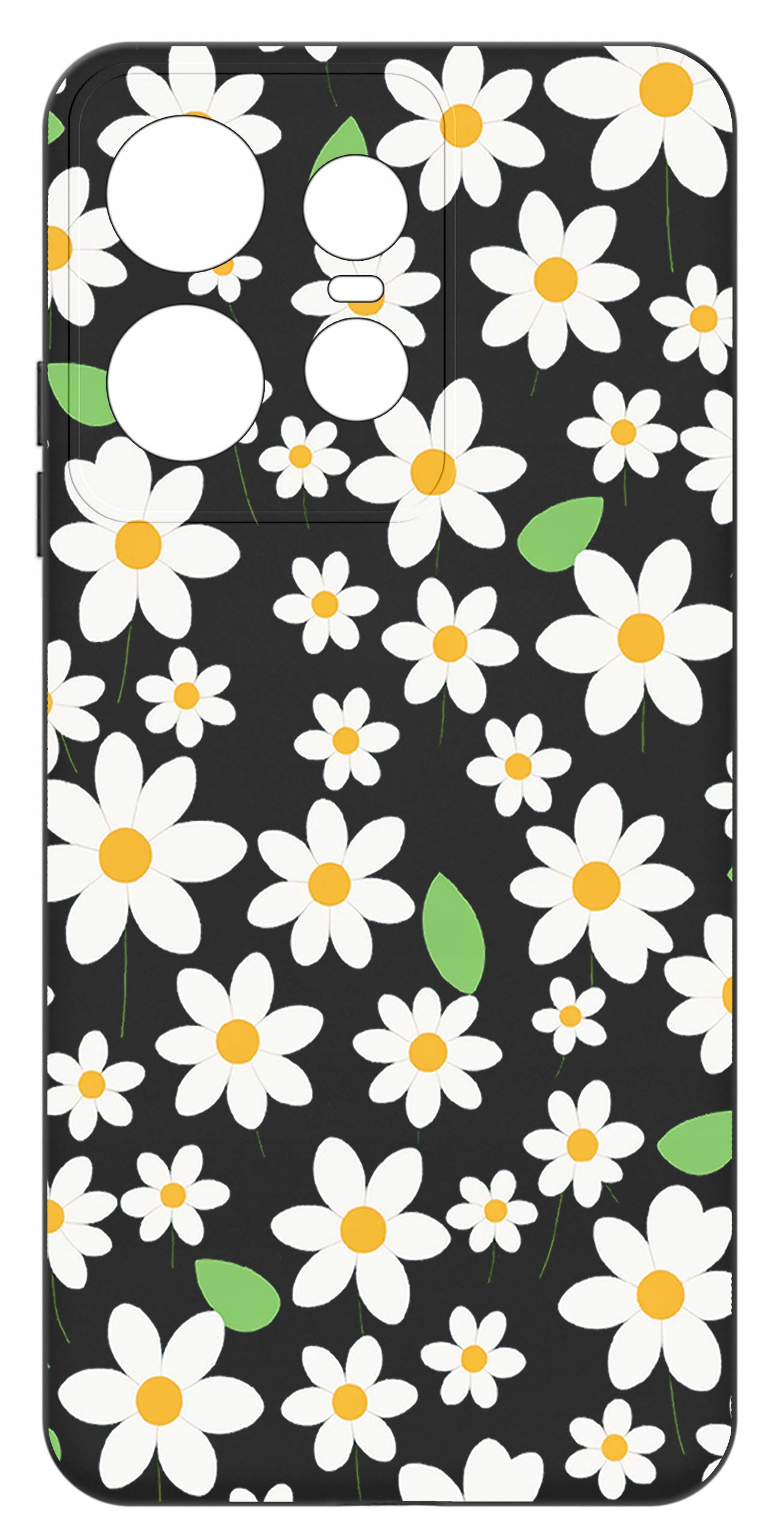 Żywa grafika na czarnym tle – unikalny design