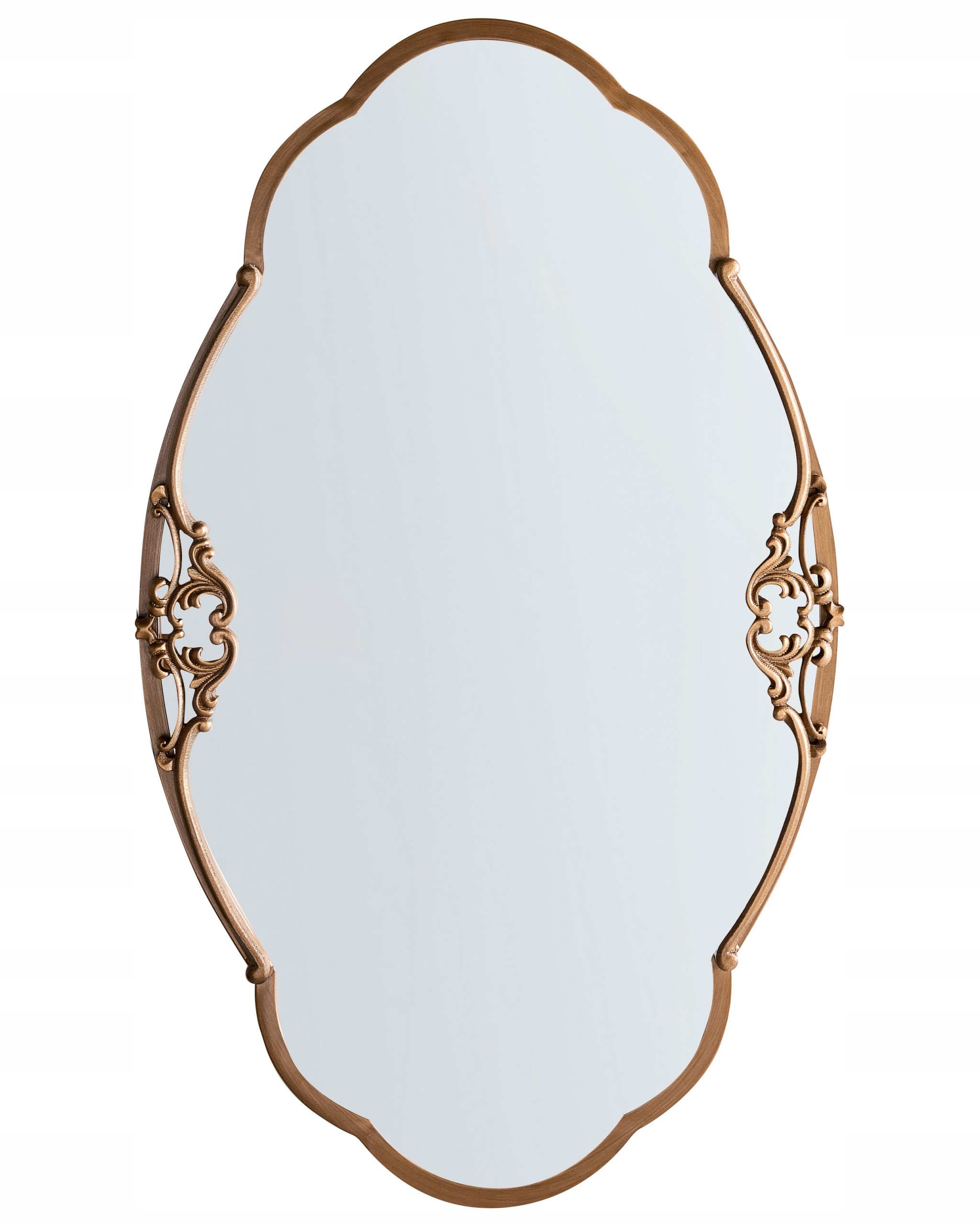 Lustro ścienne EPANNES 49 cm x 84 cm – Elegancja w złotym wydaniu