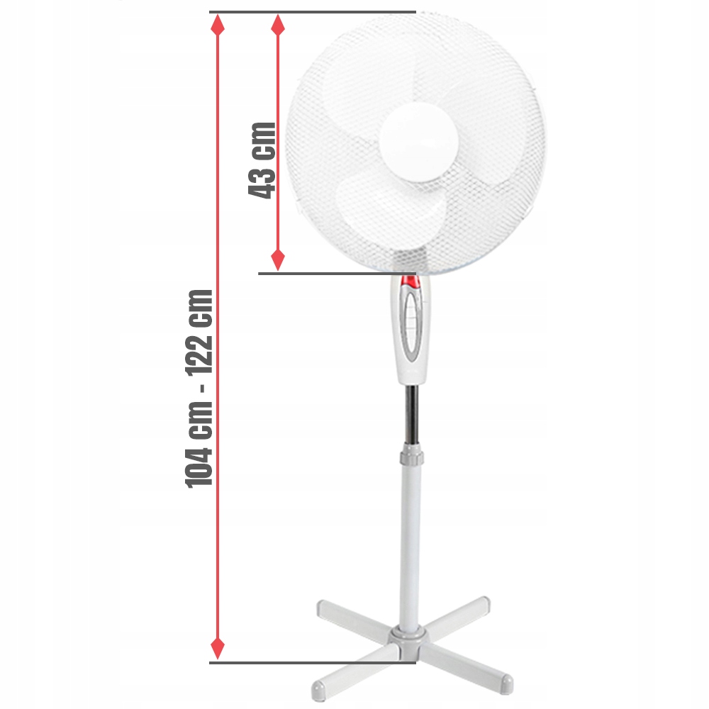 Lekka i stabilna konstrukcja wentylatora