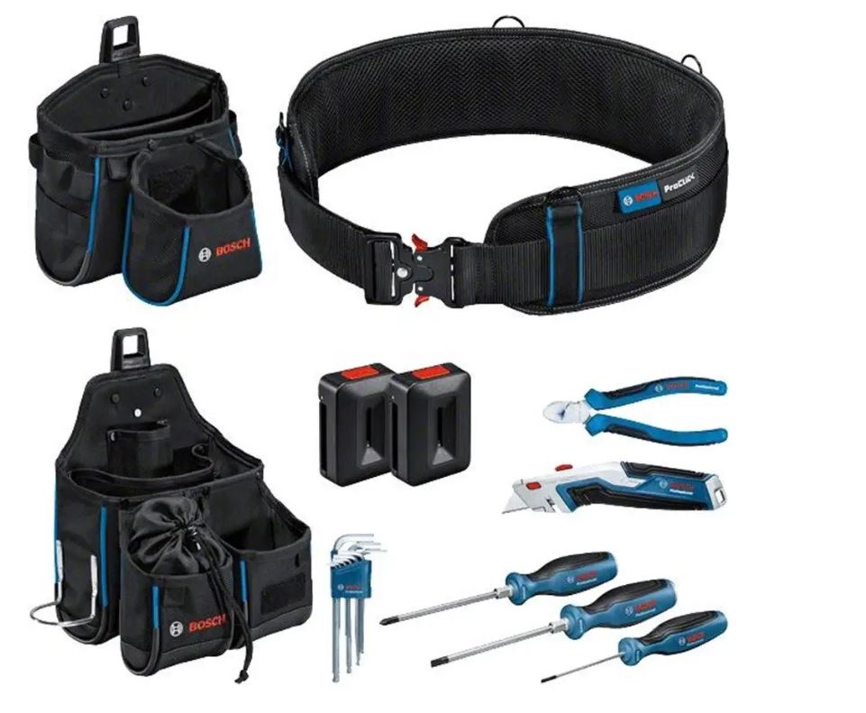 Bosch Professional: Pas narzędziowy ProClick 108 cm z zestawem narzędzi