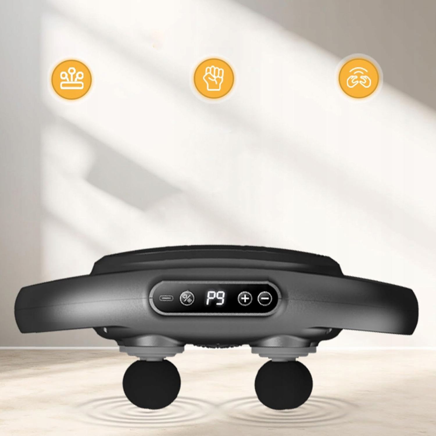 9 poziomów intensywności – dostosuj masaż do swoich potrzeb