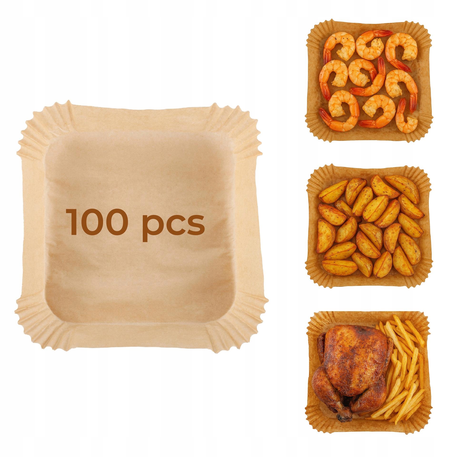 WKŁAD PAPIEROWY DO FRYTKOWNICY BEZTŁUSZCZOWEJ AIR FRYER 20cm – Wygoda i czystość w kuchni