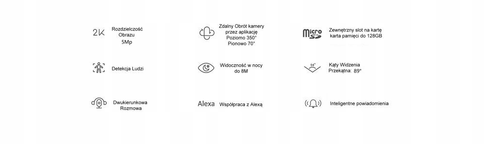 Nocne widzenie – Doskonała widoczność do 8 metrów