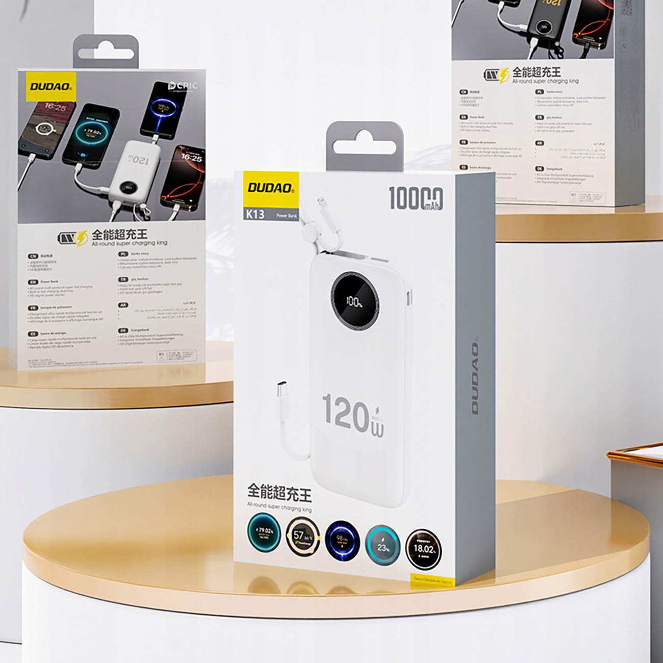 Kompaktowy design i wysoka pojemność 10000 mAh
