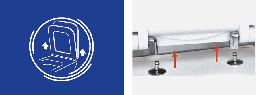 Nowoczesny system CleanOn – Łatwe czyszczenie miski WC