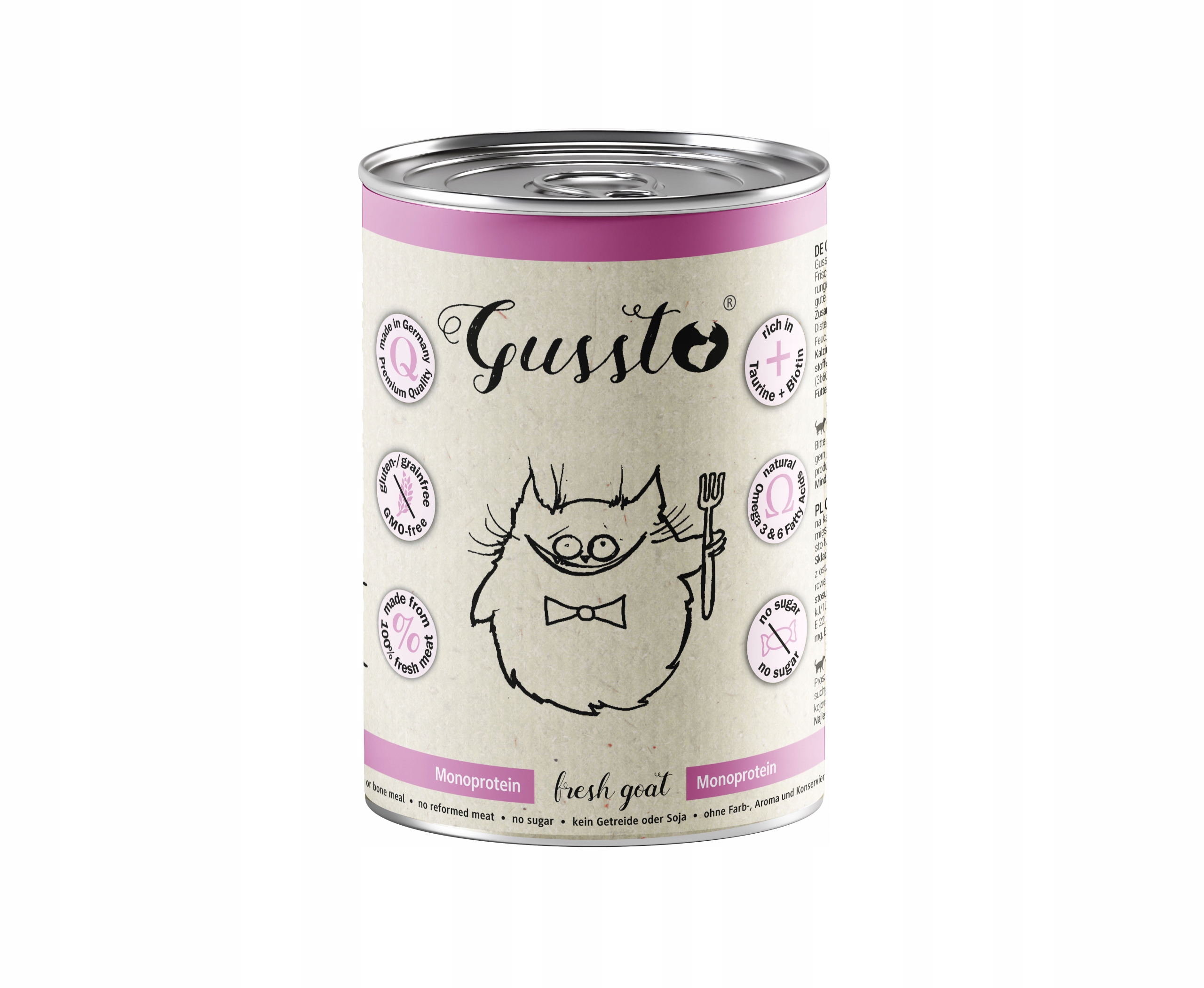Gussto Fresh Goat 400g – karma dla kota z kozina