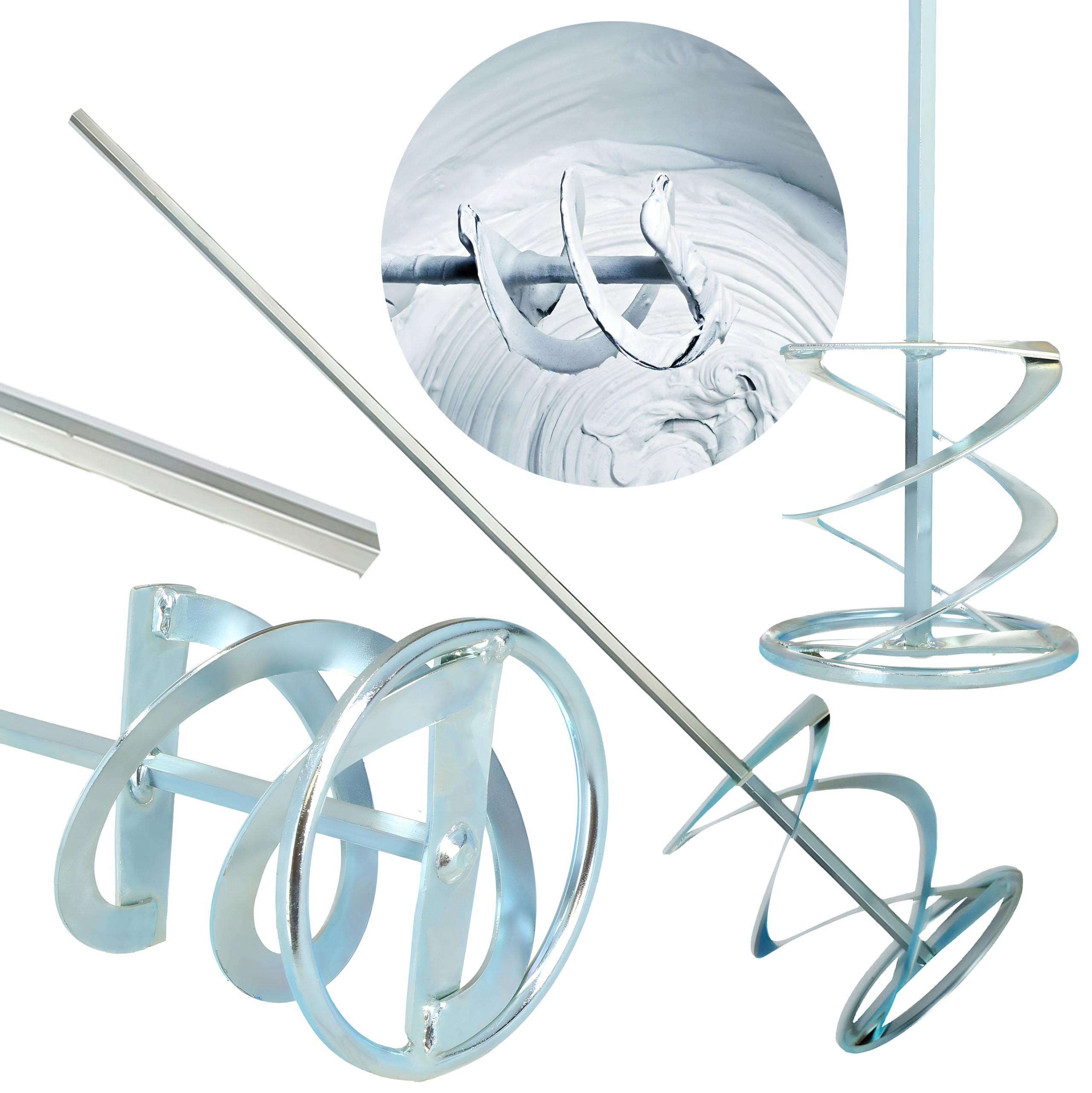 VERGIONIC Mieszadło stalowe do farby, kleju i betonu 80 mm – Niezbędne narzędzie dla profesjonalistów