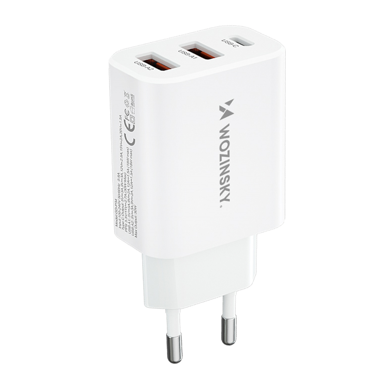 Ładowarka sieciowa Wozinsky CWCUCW 30W USB-C / 2 x USB-A – Idealne rozwiązanie do ładowania
