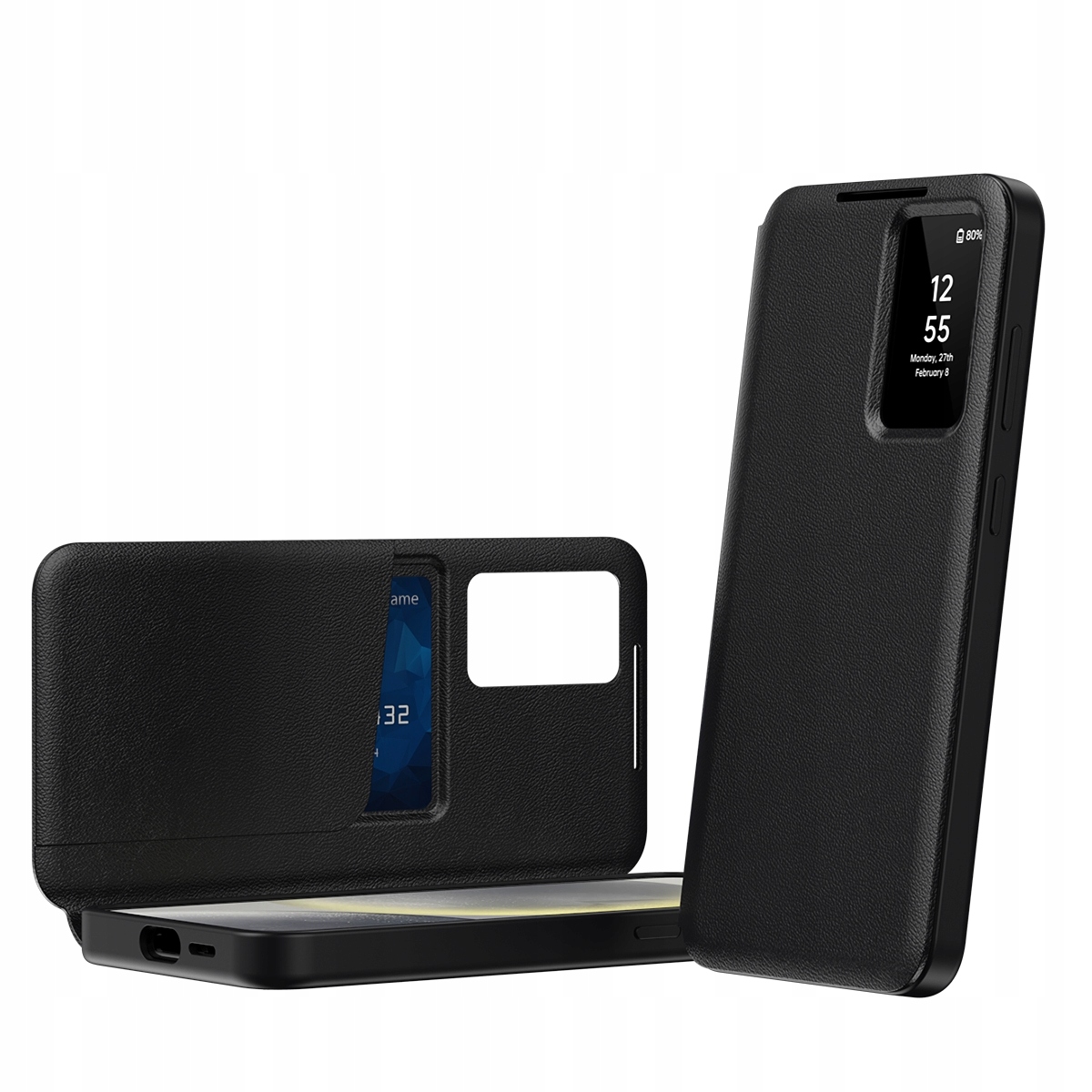 Etui z klapką Supero Smart View do Samsung Galaxy S22 Ultra – Elegancka ochrona dla Twojego telefonu