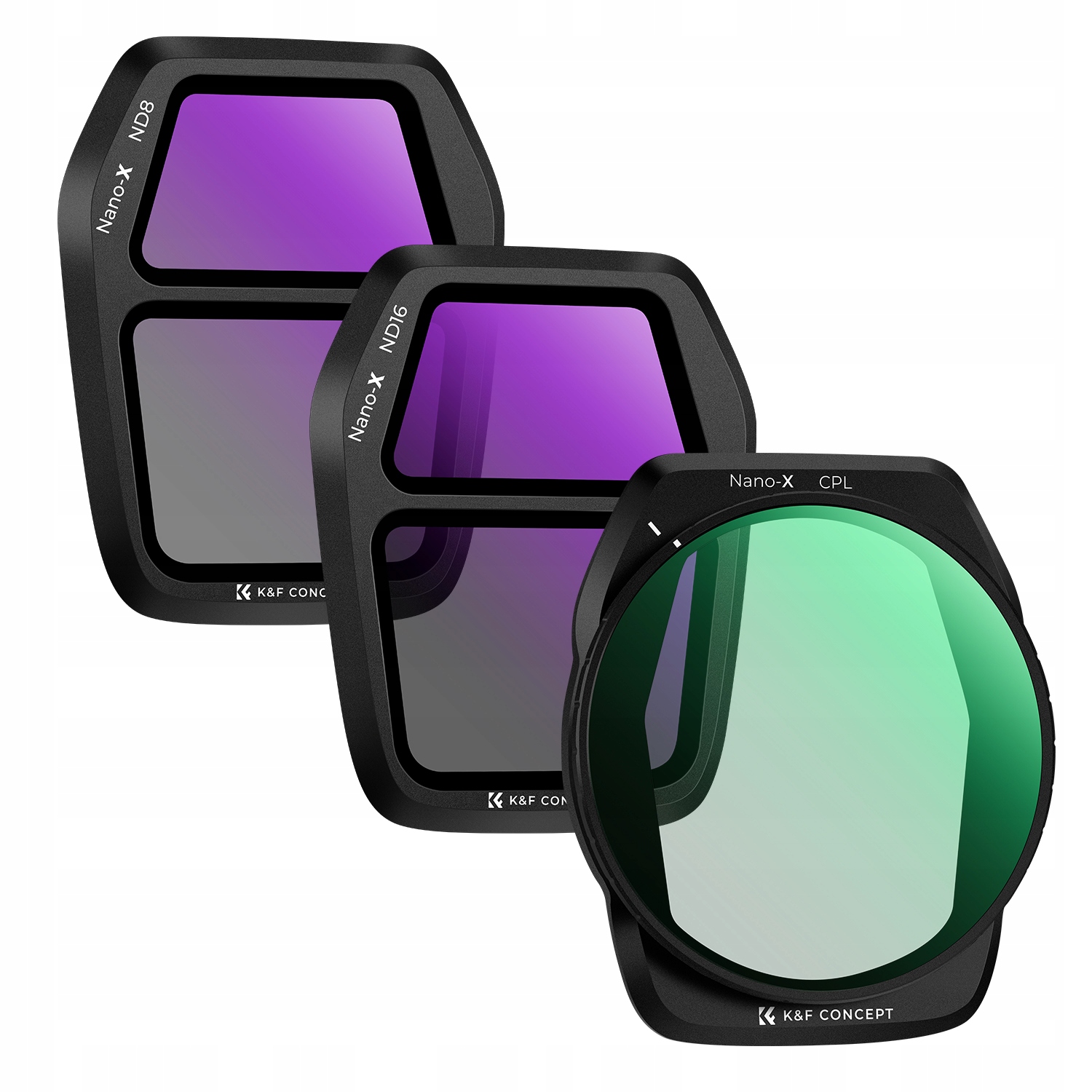 Zestaw trzech filtrów NANO X – Wysoka jakość i funkcjonalność
