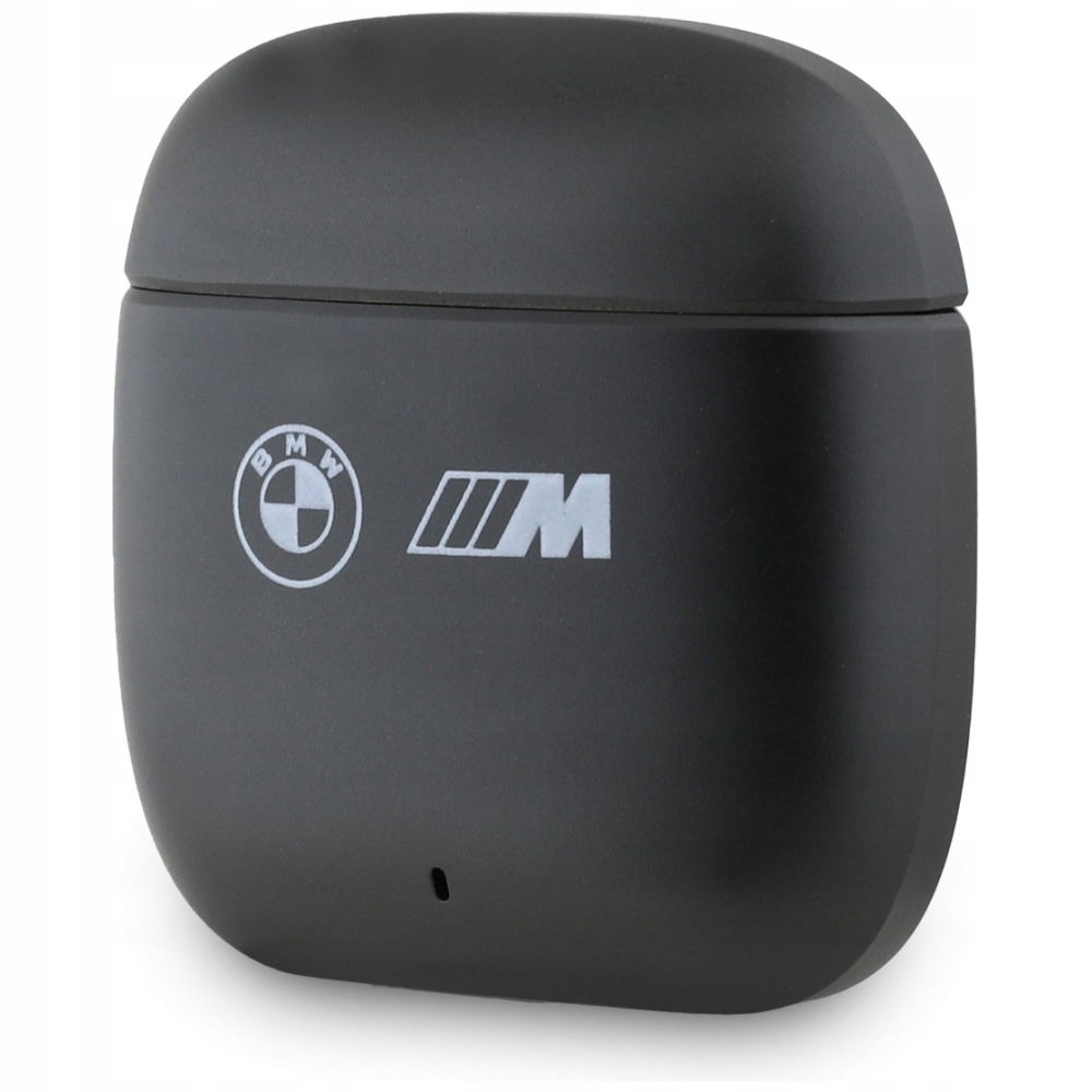 Elegancki czarny design z logo BMW