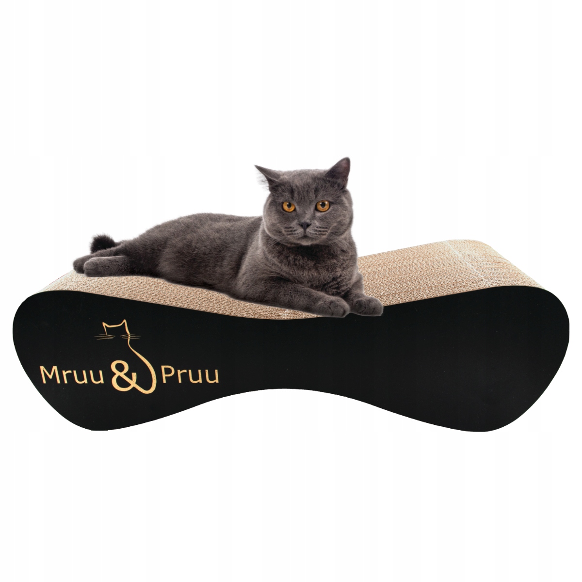 Drapak dla kota czarny duży MIMI – Idealne legowisko i zabawka dla Twojego pupila