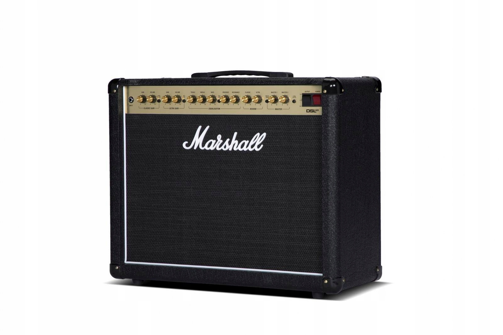 Marshall DSL40CR BLK 70th Anniversary Combo Lampowe 40W – Doskonałe brzmienie dla każdego gitarzysty