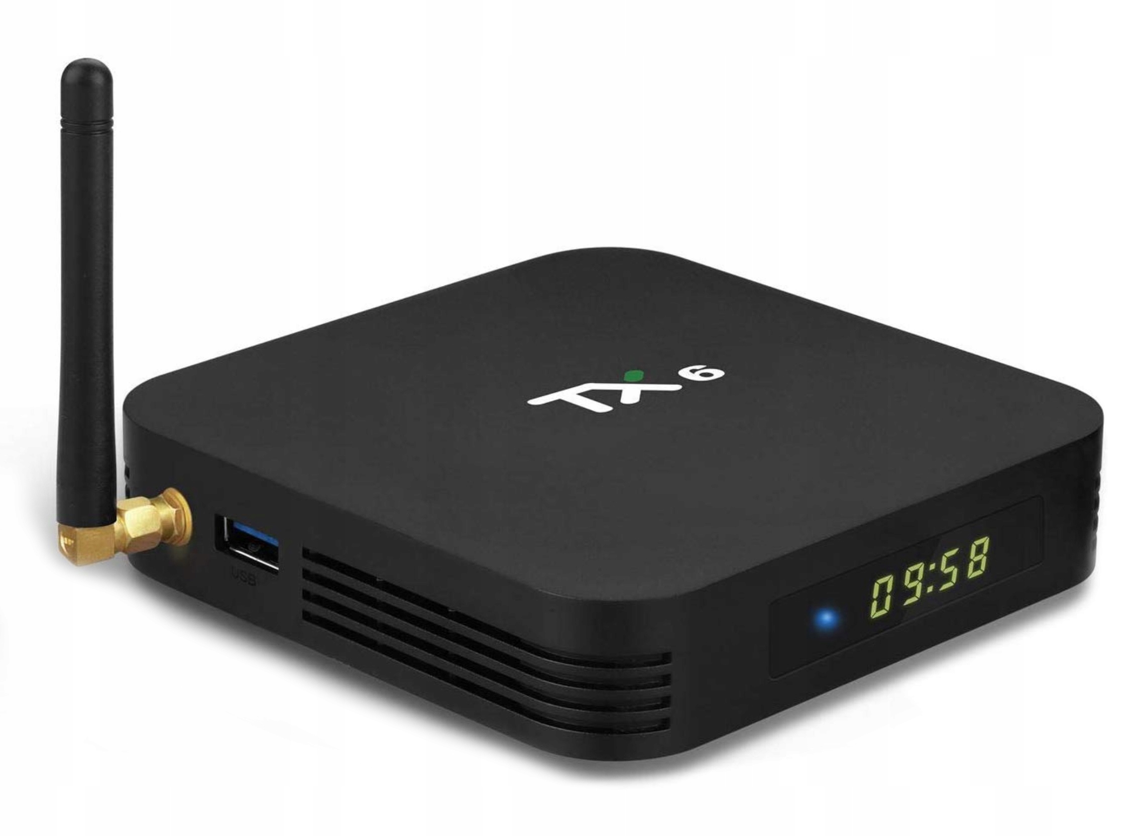 Przystawka odtwarzacz multimedialny do telewizora Smart TV BOX 6 K Wi-Fi PILOT – Twoje centrum rozrywki