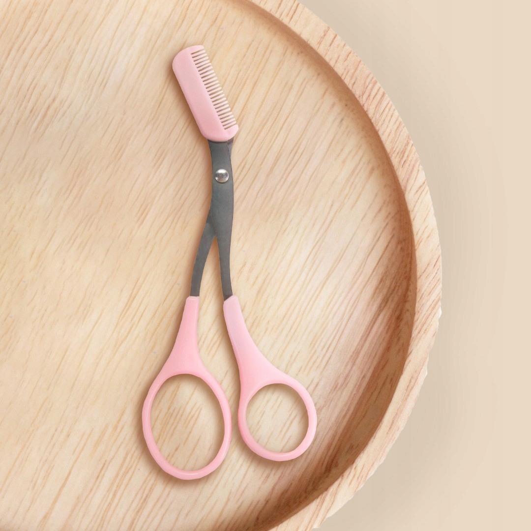 Precyzyjne nożyczki z grzebykiem – Idealne do równomiernego przycinania