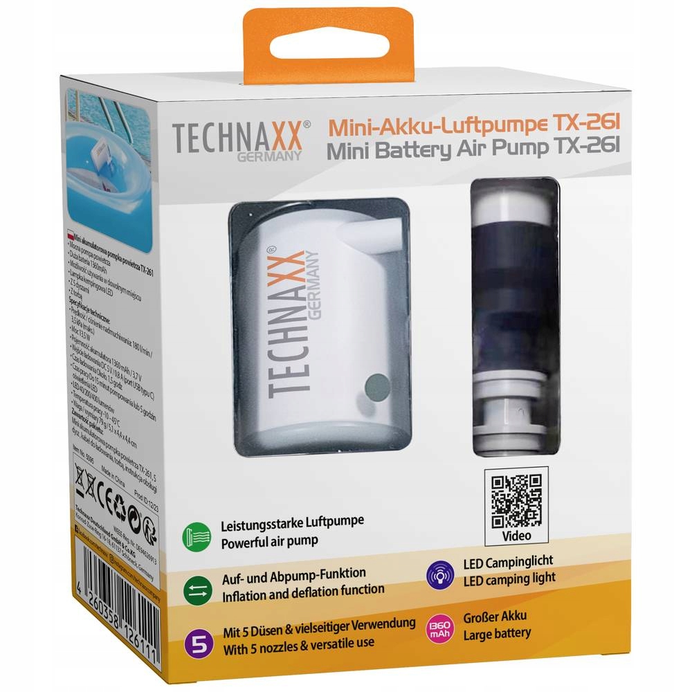 Mobilność dzięki wbudowanej baterii 1360 mAh