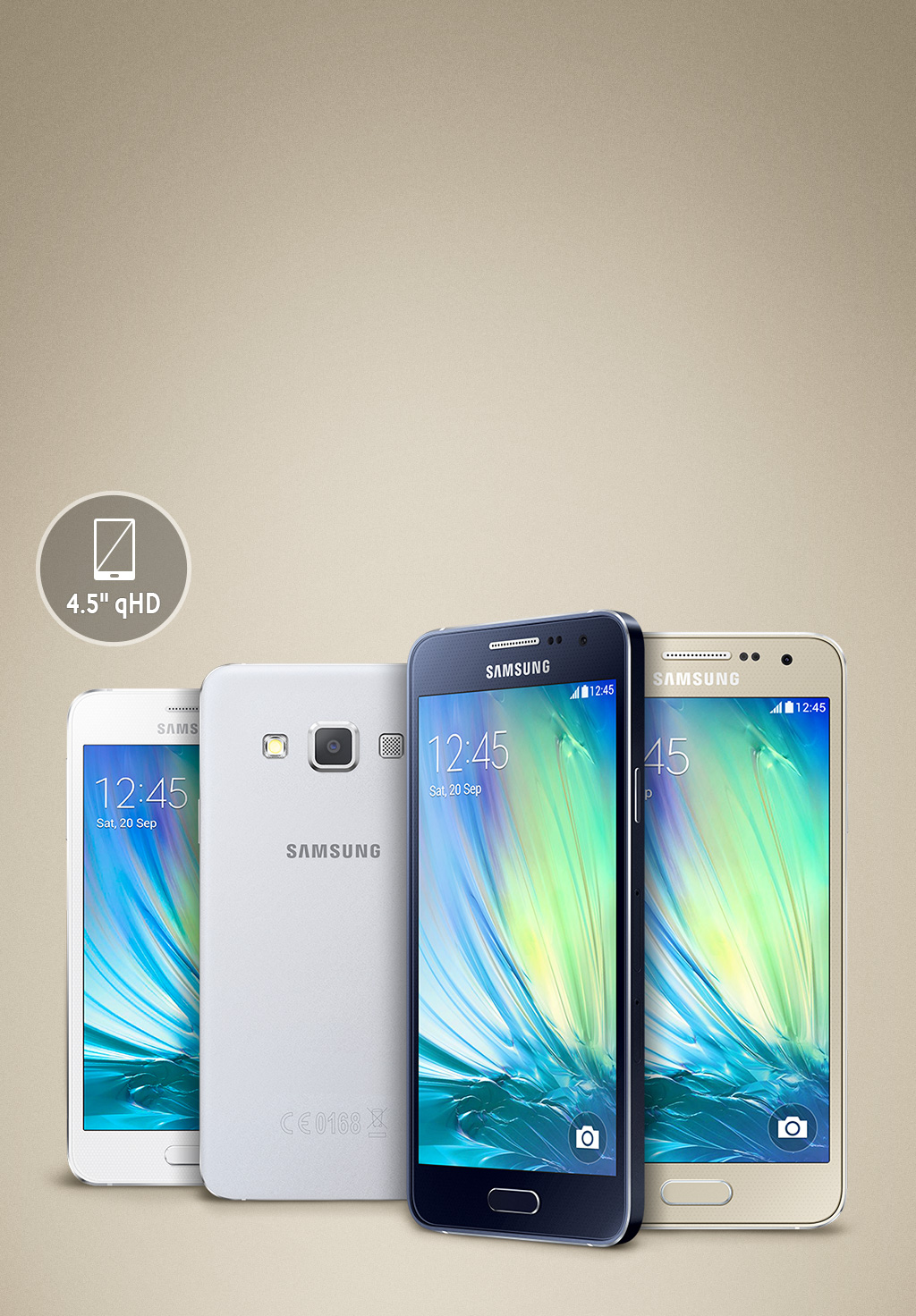 Premium metal design and stylish colors