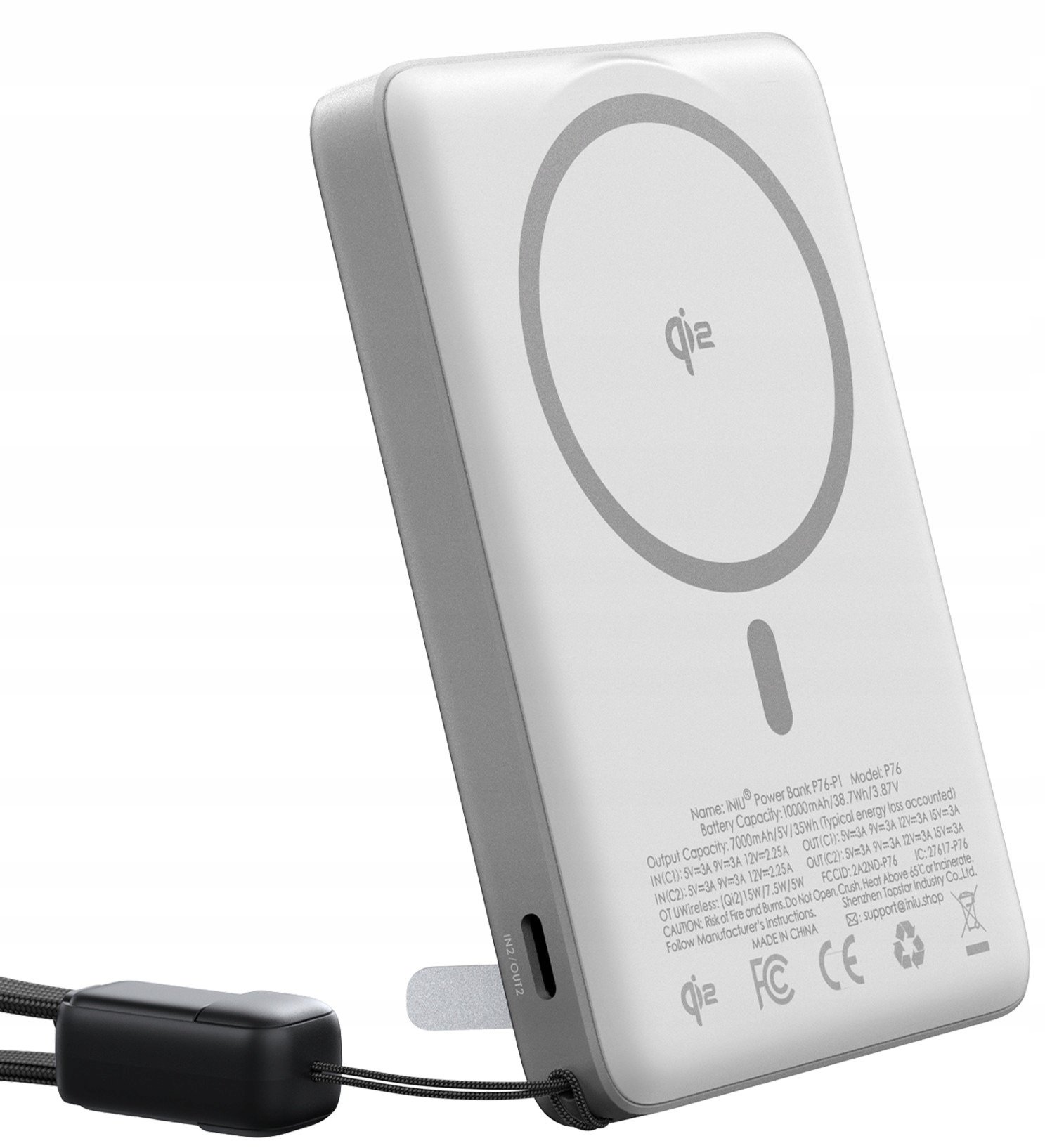 Pojemność 10000 mAh – Dwa razy więcej energii