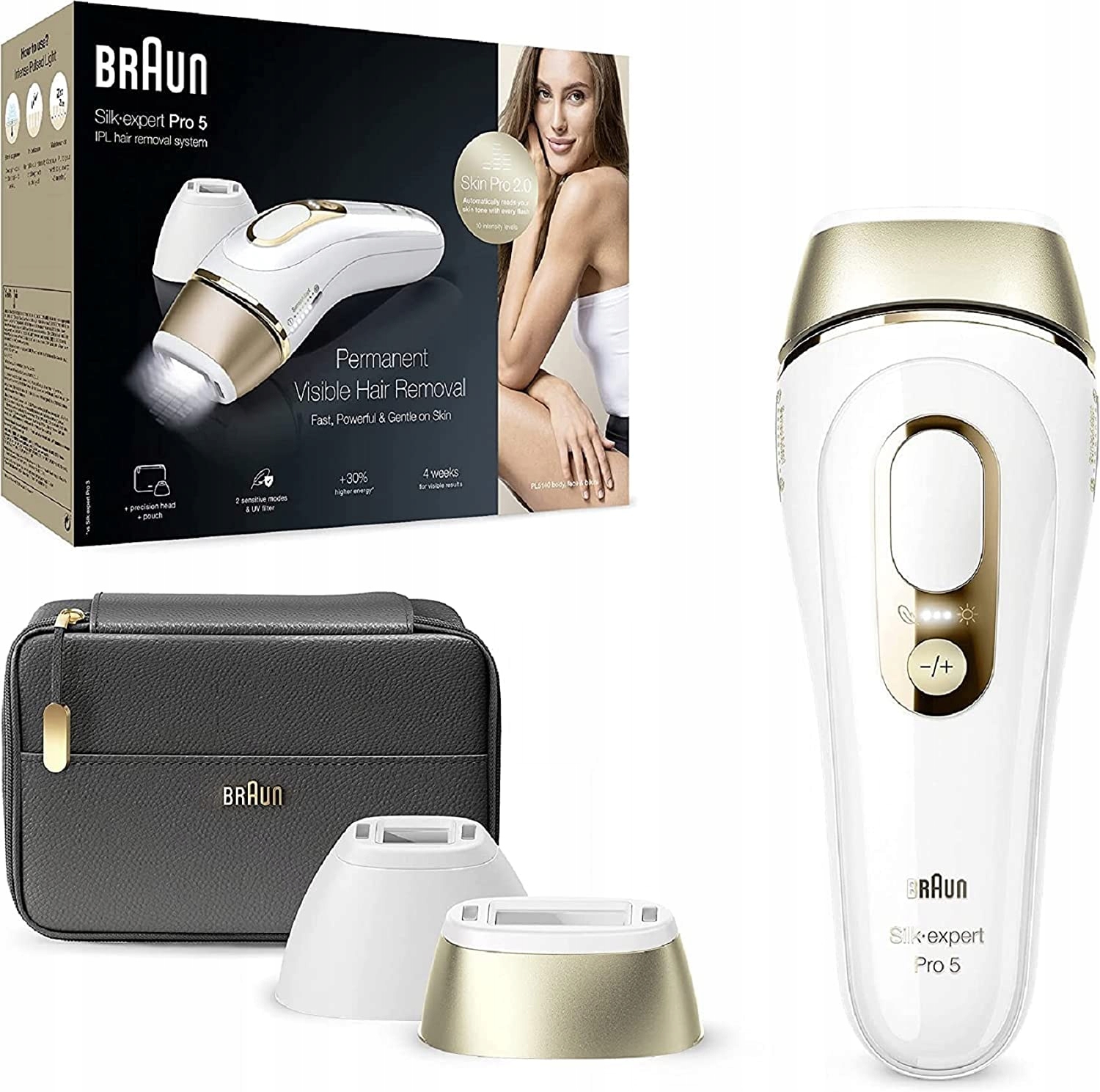 Depilator IPL Braun Silk-expert Pro 5 PL5140 – Nowoczesna depilacja w Twoim domu