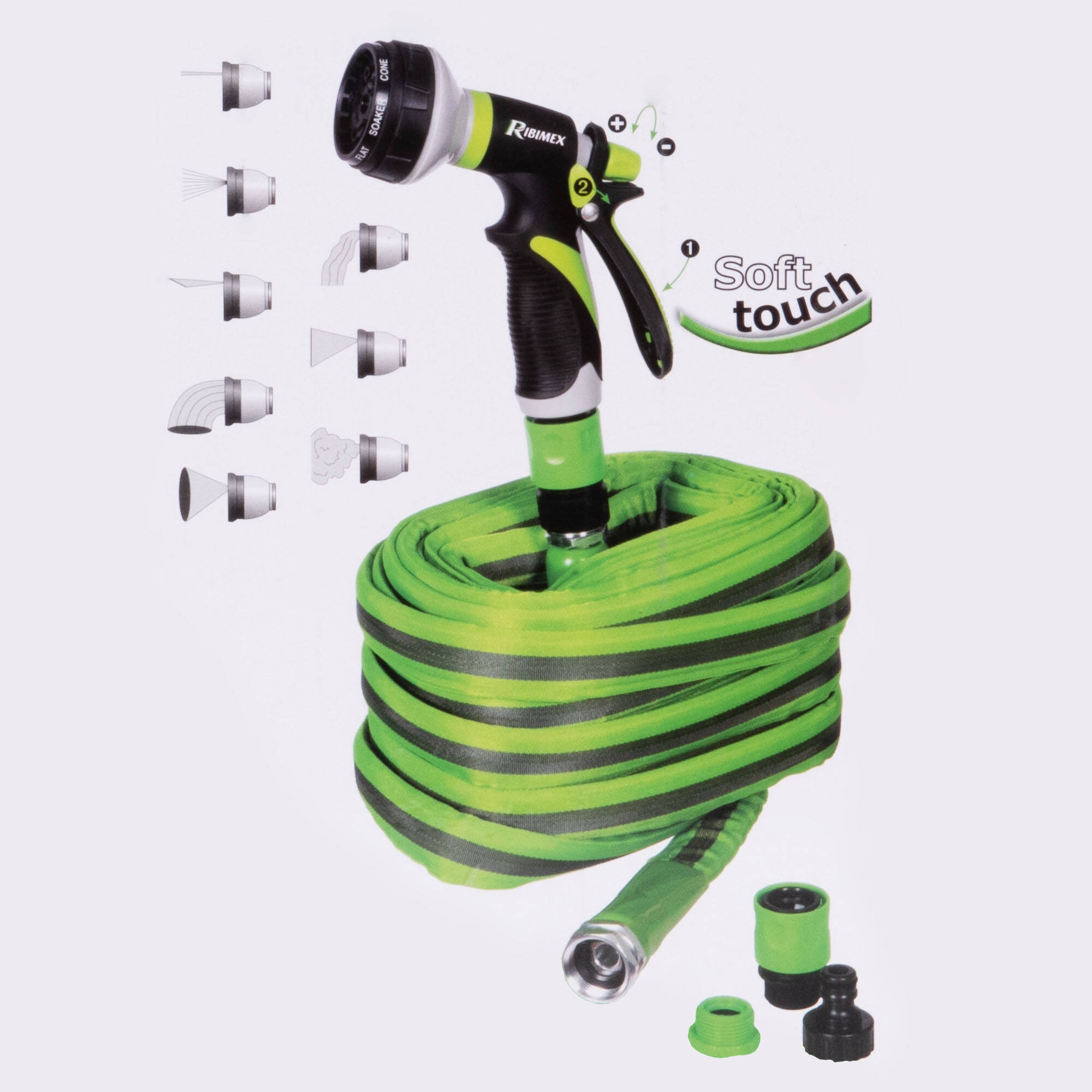 Pistolet z 8 trybami – Dostosuj strumień wody do swoich potrzeb