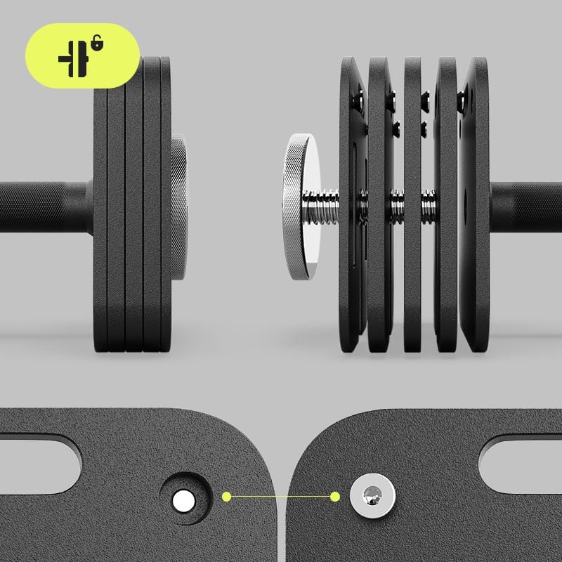 Hantle regulowane ZIPRO SQR 16 kg