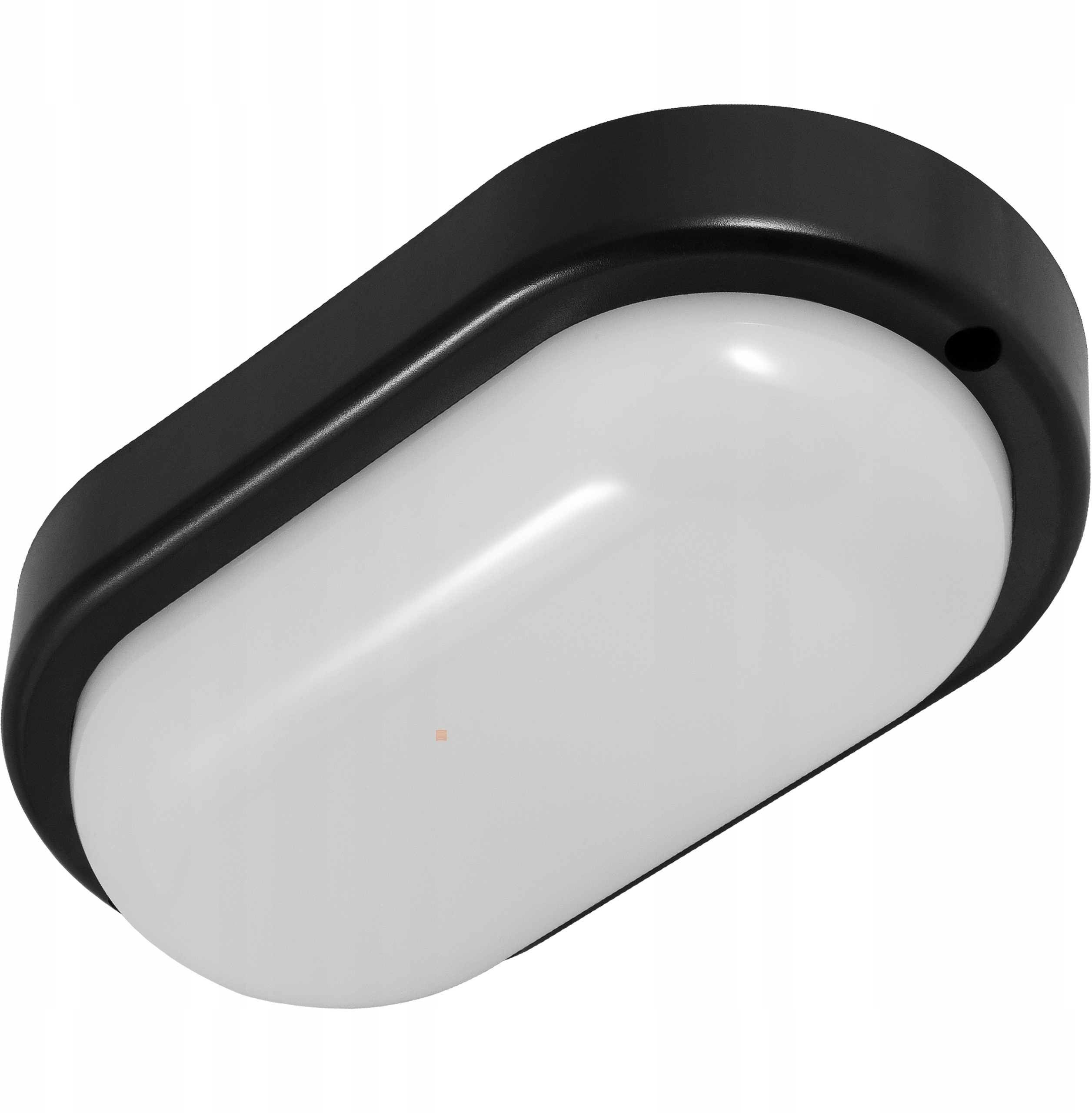 OPRAWA LED KANLO OWALNA 8W 4000K 760LM IP54 CZARNA – Nowoczesne oświetlenie do Twojego domu
