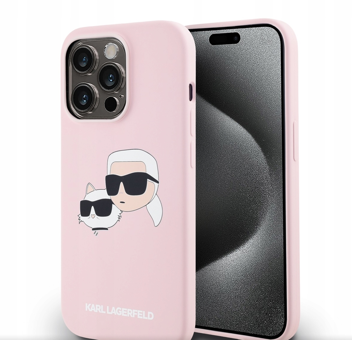 Karl Lagerfeld Liquid Silicone Double Heads MagSafe Case dla iPhone 14 Pro Max – Styl i ochrona w jednym