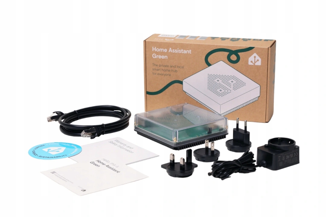 Zawartość zestawu Home Assistant Green*