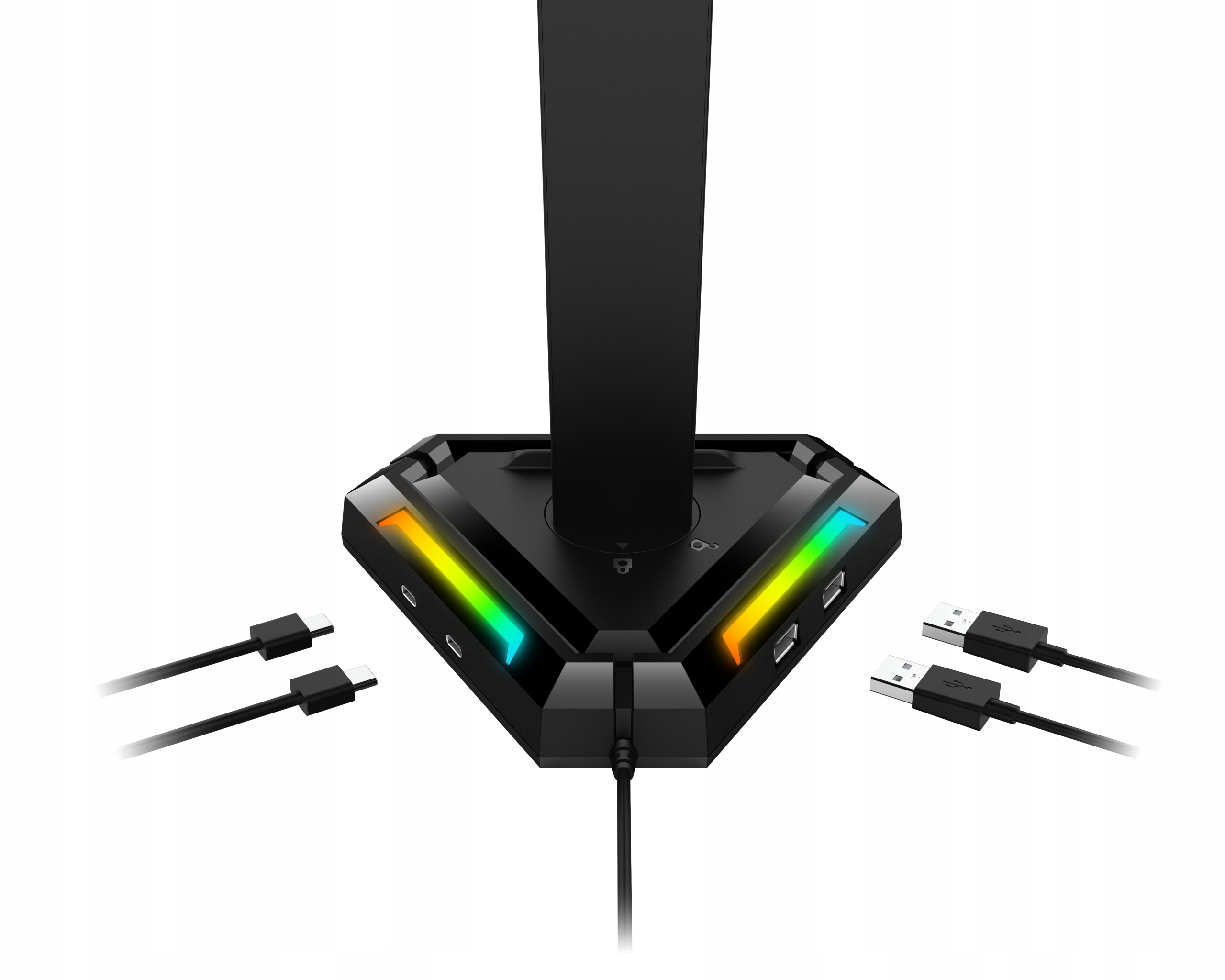 Ergonomiczny hub USB-C z dodatkowymi portami