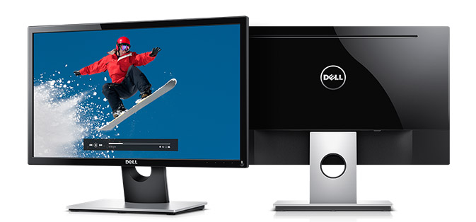 22-calowy monitor Dell SE2216H — smukła, elegancka konstrukcja