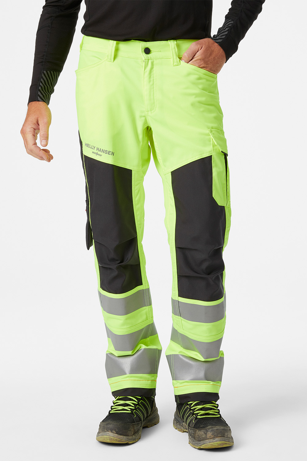 Spodnie Odblaskowe Helly Hansen Alna 20 Yellow – Bezpieczeństwo i komfort w pracy
