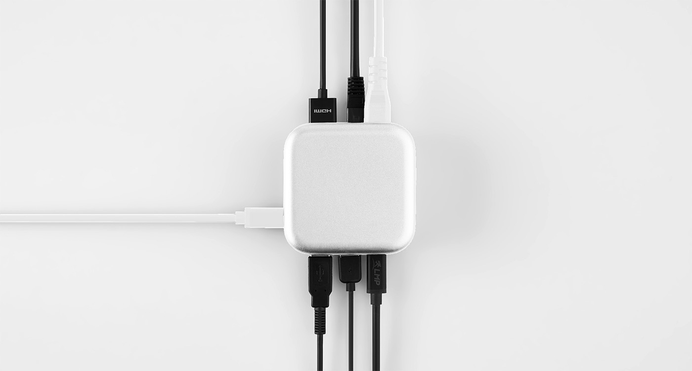 Wiele portów: USB-A, USB-C, HDMI i Ethernet