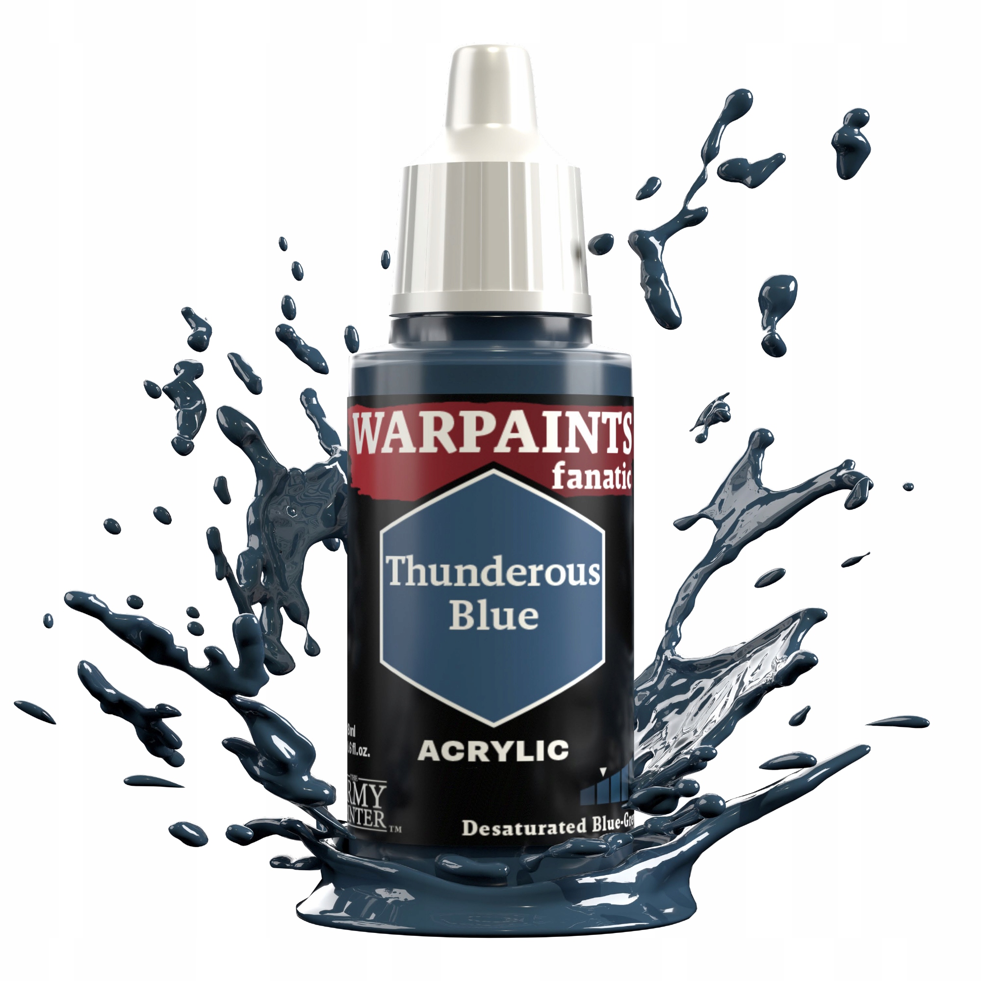 Army Painter: Warpaints - Fanatic - Thunderous Blue – Doskonała farba do miniatur